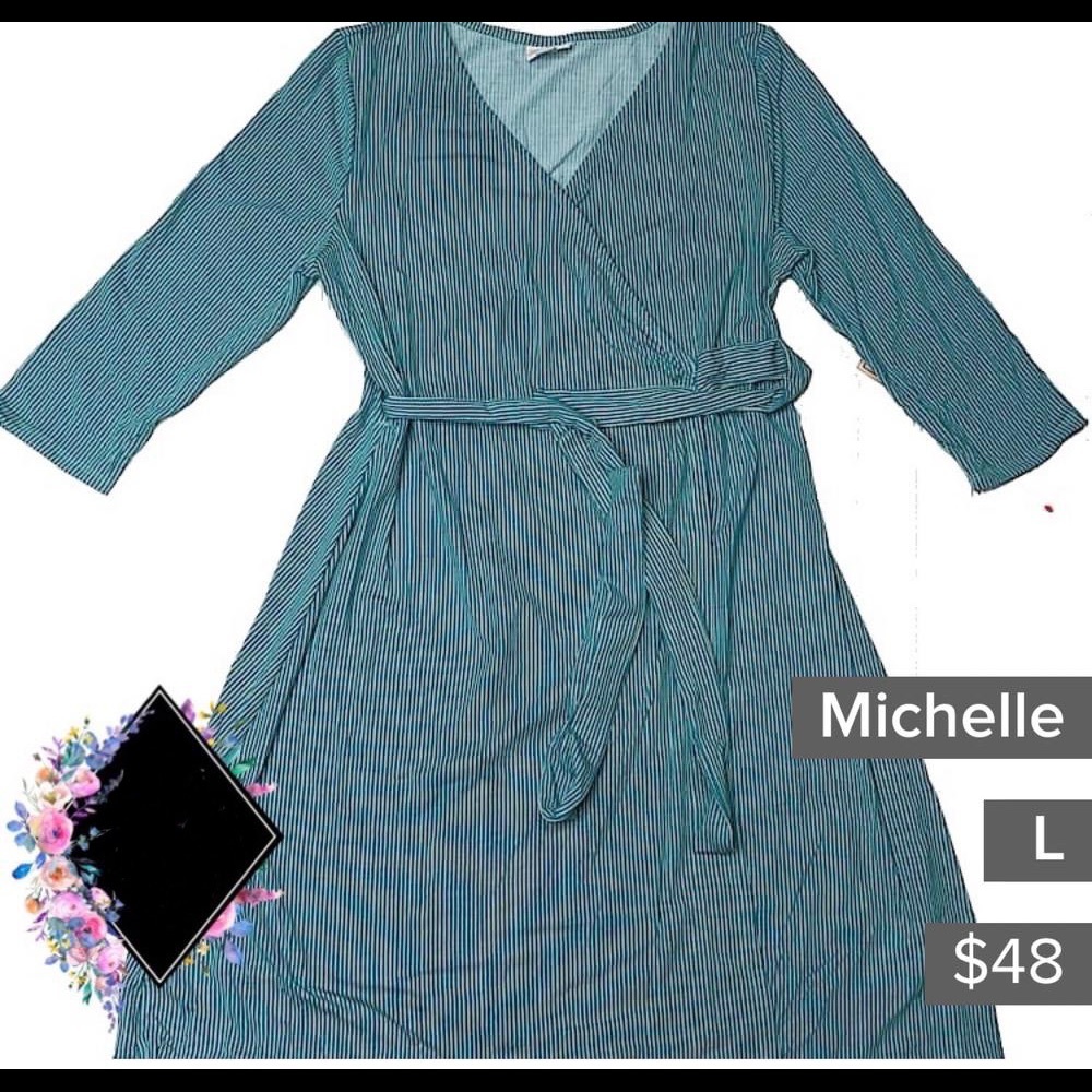 LuLaRoe Michelle Wrap Dress